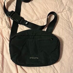 Athleta Black Crossbody Bag